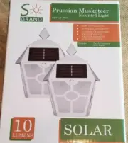 Sogrand Solar Light Deck Lights Outdoor Waterproof Warm White LED Decorative