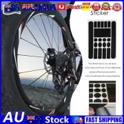 MTB Bike Anti-scratch Bicycle Frame Protector Film Sticker (Carbon Fiber) AU