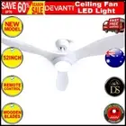 Devanti Ceiling Fan With Light Remote Ceiling Fans 52'' DC Motor 3 Blades 1300mm