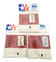 American Wick Lot of 3 AW-80 Kerosene Heater Wicks New Sealed