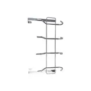 8 Hooks Flat Wire Chrome Over The Door Hanger