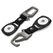 AirTag Case, Genuine SPIGEN Core Armor Keychain Soft Cover 2PCS for Apple - Black