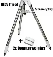 NIOB SKY-WATCHER USA S30400-2 HEQ5 TRI-POD w COUNTERWEIGHTS - NO MOUNT P8/kp