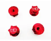 HRAYEX10N02 SERRATED 17MM WHEEL NUTS 4-YETI XL RTR ALUMINUM