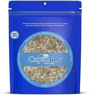 Clear Size 1 Empty Vegetarian Capsules by Capsuline - 1000 Count
