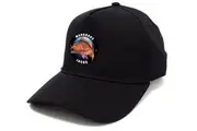 Mangrove Jacks Snapback Cap Black Colour Logo OSFA