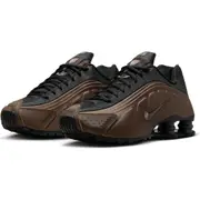 Nike Shox R4 Sneaker in Off Noir/Off Noir/Ironstone at Nordstrom, Size 10