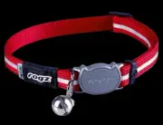 Rogz Alleycat Safety Release Collar - Small (Red)