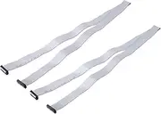 uxcell 2 Pcs IDC Flat Ribbon Cable, 2.54mm Pitch 25mm Width 100cm Long 20 Pin FC to FC Flat Ribbon Connector Jumper Wire for PC, LED Displays