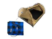 Kings Big Daddy Deluxe Double Swag camping+12V Electric Blanket washable 140x100