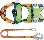 Fall Arrest Safety Harnesses - Roof Harness Safety Kit Body Belt,Full Body Support Belt Quick Connect, Outdoor Gear Protective Equipment for Hiking Outdoor Sports