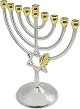 Hanukkah Candle Holder - Home Accessories, Geometric Classic Vintage | Home Decorations with Candlestick, Home Decorations for Candle Dinners, Dates, Events, Bank