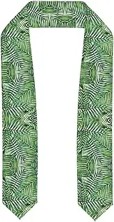 [VPPUR] Banana Leaf Green Print Unisex Adult Graduation Stole Class Of 2024 Shawl Stole Class Celebrations Events