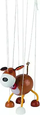 Goki Marionette Dog Puppet, Medium