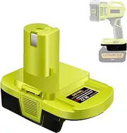 DM18RL Battery Adapter for Dewalt & for Milwaukee to for Ryobi Battery Adapter, Convert for Dewalt 20V Llithium Battery to for Ryobi Tool 18V P105 P107 P108 Battery with 5V 2.1A USB Charge