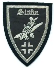 Stuka German Luftwaffe Junkers JU 87 Dive Bomber Tank Buster War Rudel OKW Patch
