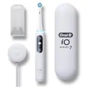 Oral-B iO Series 7 Electric Toothbrush + Travel Case WHITE