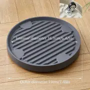 Planter Moving Trays with Wheels Round Tree Flower Planter Stand Removable Flower Pot Tray grey 9cm