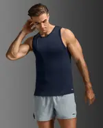 Aero Tank, 2XU, XS, Midnight/Silver Reflective, Male