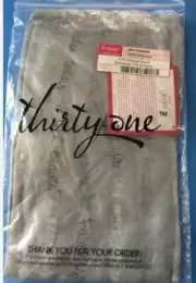 THIRTY ONE U R UNIQUE MOTIVATION SCARF GRAY NEW