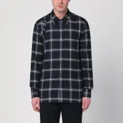 [Alexander McQueen] Cotton flannel checkered shirt 15 3/4 US Print