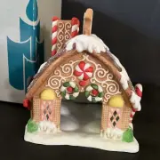 Party Lite Gingerbread Tea Light House Item # P7304 Has Box