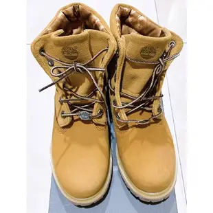 Timberland 女生 休閒鞋 大黃靴子 尺寸5.5