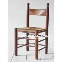在飛比找ETMall東森購物網優惠-中古藤椅法式復古風實木藤編餐椅設計師咖啡廳靠背椅vintag