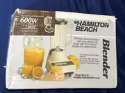 Vintage Hamilton Beach 7 Speed Blender Model 600W- NEW IN BOX!!!!