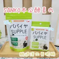 在飛比找蝦皮購物優惠-牧草圓又圓★ SANKO 兔子木瓜酵素丸 100g