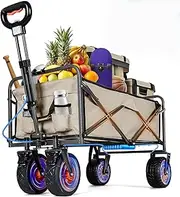 Electric Power Asistance Garden Cart Beige