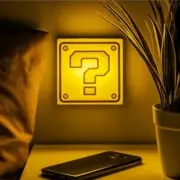 Super Mario Question Block Night Light Nintendo