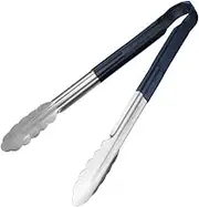 Vogue Colour Coded Blue Serving Tongs 300mm