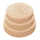 Straw Flat Sitting Cushion Pouf Meditation Window Chair Tatami Cushion