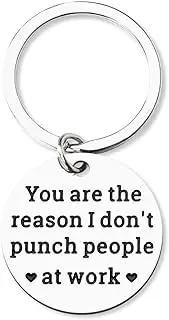 [Xiyantiji] Keychains Gifts for Coworker Colleague Leaving Farewall Going Away Gifts for Co workers Friends Work Besties Thank You Birthday Presents for Leader Boss Female Male Promotion Retirement Keychain