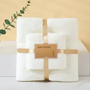 GGP Beige Soft And Absorbent Towel Set Wrap Towel And Bath Towel Set For Ultimate Comfort Bath Towel 140*70Cm, Face Towel 75*35Cm