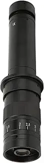 C Mount Lens, 300X Zoom Adjustable Magnification Aluminum Alloy Easy to Install Microscope Camera for Industrial