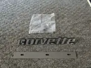 76L/79 corvette die cast chrome plated rear bumper emblem kit GM NOS! 462226 78