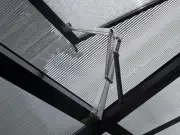 Solar Powered Automatic Greenhouse Vent Opener with Two Springs, Lifts 15.4 Lbs