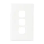 HPM XLP770/3PLWE - Excel 3 Gang Light Switch Cover - White