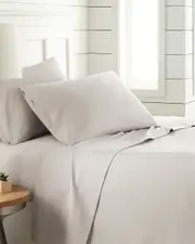 South Shore Linens Chic Solids Ultra Soft 4pc Sheet Set