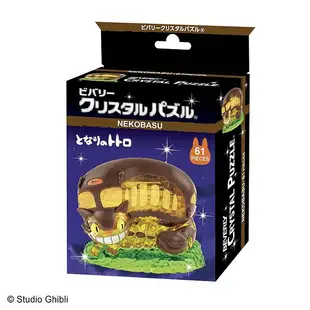 【震撼精品百貨】となりのトトロTotoro_龍貓/豆豆龍~宮崎駿 BEVERLY 水晶立體拼圖-龍貓巴士*48863