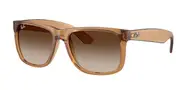 Ray-Ban RB4165 Justin 681413 Men's Sunglasses Brown Size 55