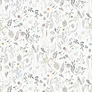 Dimoon 17.3" x 137.8" Window Privacy Film Stained Glass Window Film Floral Film for Home Rainbow Film See Out Not Window Film Decorative Frosted Kitchen Bathroom Static Cling Window Stickers