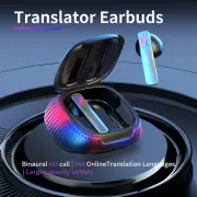 Wireless 144 Languages Translator Earbuds Smart Voice Instant Translator DevicBK