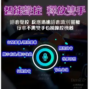 行車記錄器 送四好禮 聲控 行車記錄器 行車 勝 1440P 防水 170度大廣角 行車紀錄器 後視鏡 倒車顯影 10吋超高清