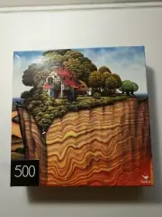 Cardinal Bibliodame 500 pc Puzzle NEW Scenic Hilltop Country Home Nature