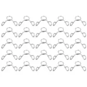 25 Pcs Fuel Line Hose Tubing Spring Clips 4.5mm Water Pipe Spring Clip Clamps