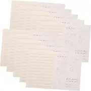 ifundom 10 Pcs Music Notebook for Guitarists Manuscript Notebook Sheet Music Portable 5-book Set Chord Book