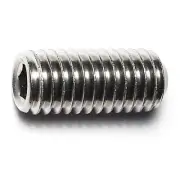 7/16"-14 x 1" 18-8 Stainless Hex Socket Headless Set Screws (5 pcs.)